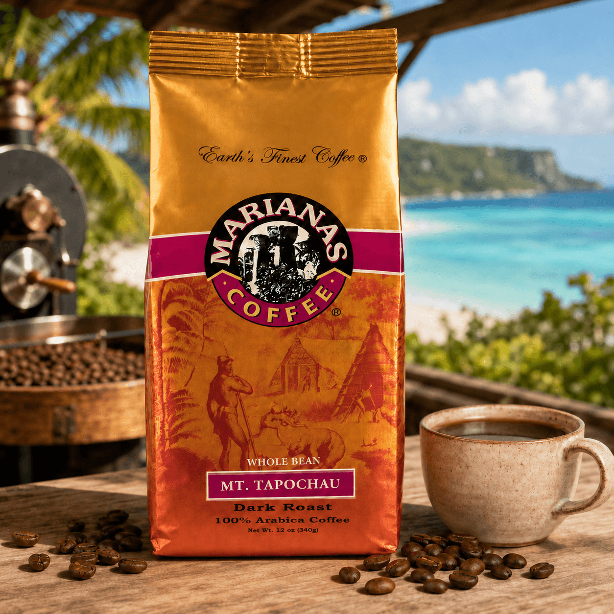Marianas Coffee Dark Roast bag